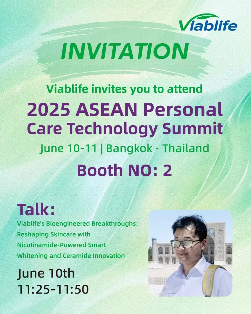 Partecipa con Viablife all'ASEAN Personal Care Technology Summit 2025!