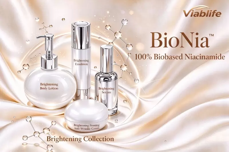 Viablife BioNia&trade; tra i finalisti del premio "Miglior ingrediente": ridefinire la niacinamide all'in-cosmetics Asia Innovation Zone.