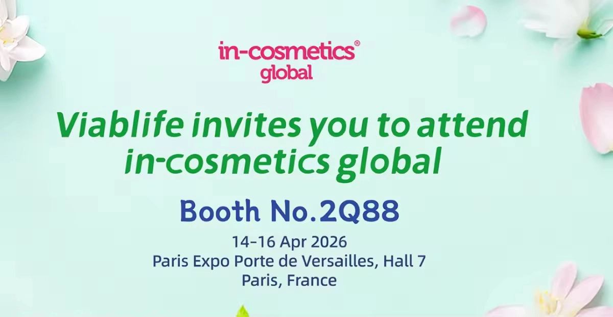 Viablife ti invita a partecipare a in-cosmetics Global 2026 Viablife Invites You to Attend in-cosmetics Global 2026