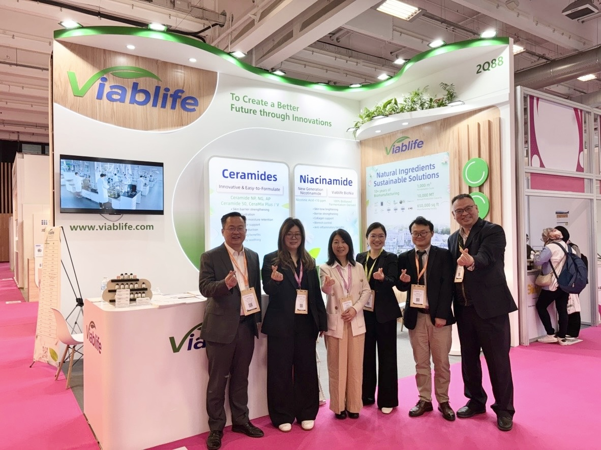 Viablife conclude con successo la sua partecipazione a in-cosmetics Global 2026.